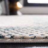 Safavieh Meadow 100 4'-0" x 6'-0" Rug in Turquoise / Ivory