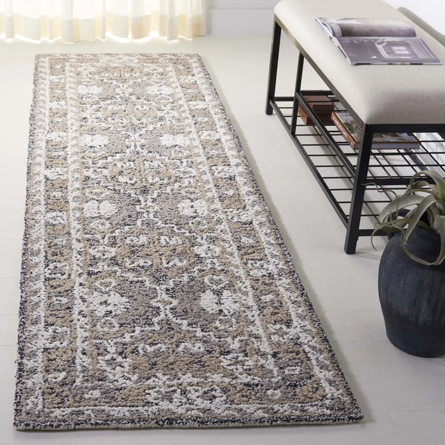 Safavieh Antiquity 2'-3" x 8'-0" Rug in Brown / Ivory