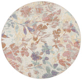 Safavieh Barbados 500 6'-6" x 6'-6" Rug in Beige / Red
