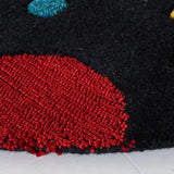 Safavieh Soho 6'-0" x 6'-0" Rug in Black / Multi