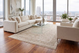 Dynamic Rugs Hudson 1451 Beige/Dark Beige Rug - Room
