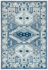 Safavieh Capri 4'-0" x 6'-0" Rug in Blue / Grey