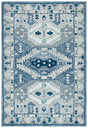 Safavieh Capri 4'-0" x 6'-0" Rug in Blue / Grey