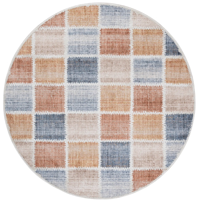 Safavieh Scarlett 400 6'-7" x 6'-7" Rug in Beige / Ivory Rust
