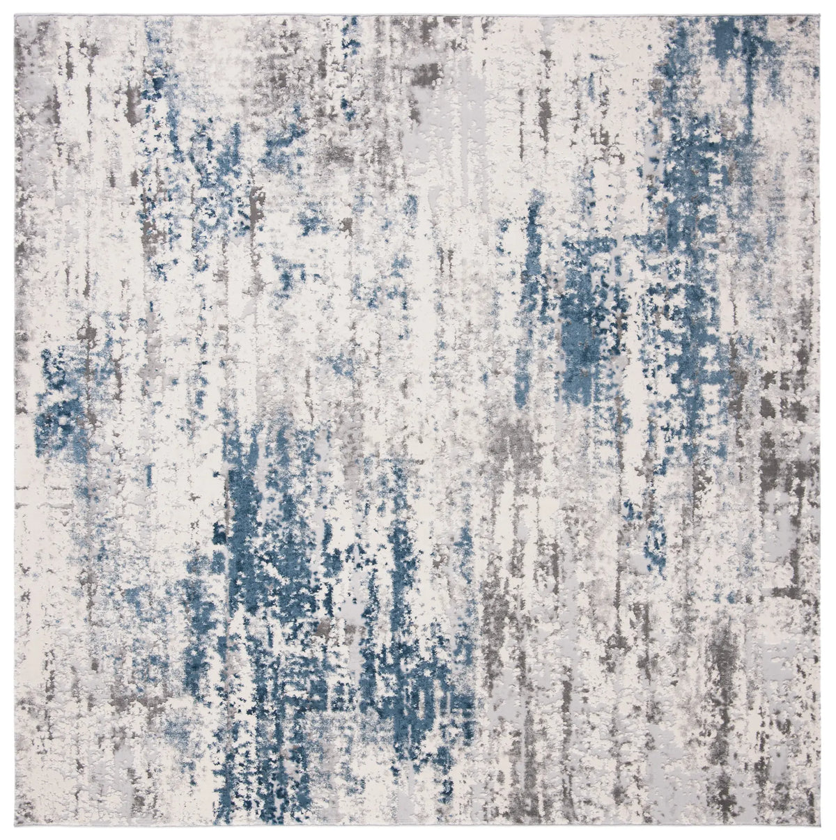 Safavieh Invista 6'-7" x 6'-7" Rug in Grey / Blue