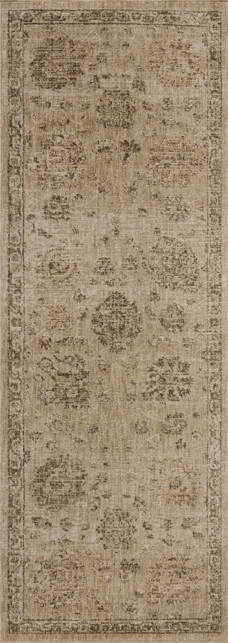 Loloi Willa WIA-05 Wheat / Multi Power Loomed Rug - runner flat