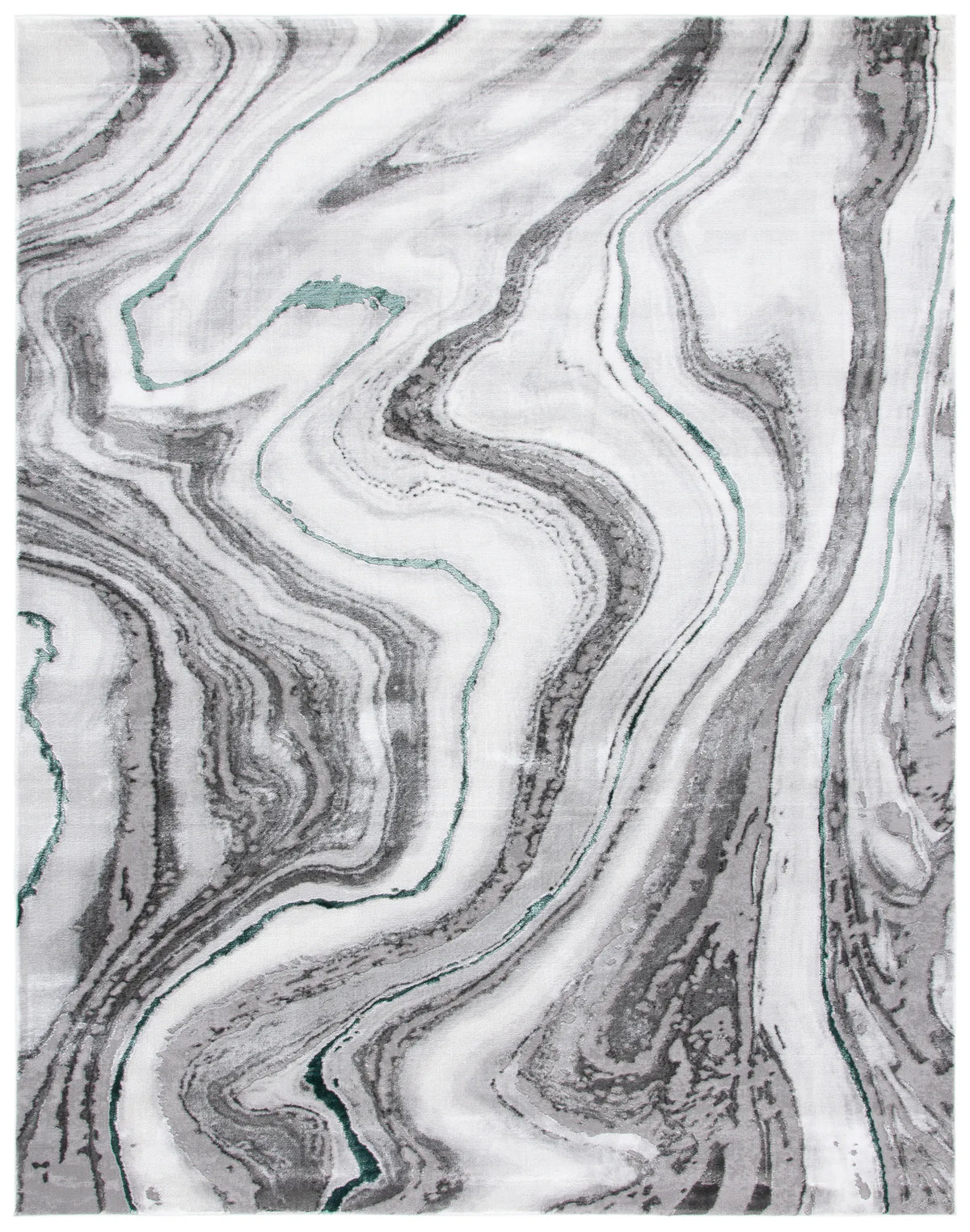 Safavieh Craft 10'-6" x 14'-0" Rug in Grey / Green