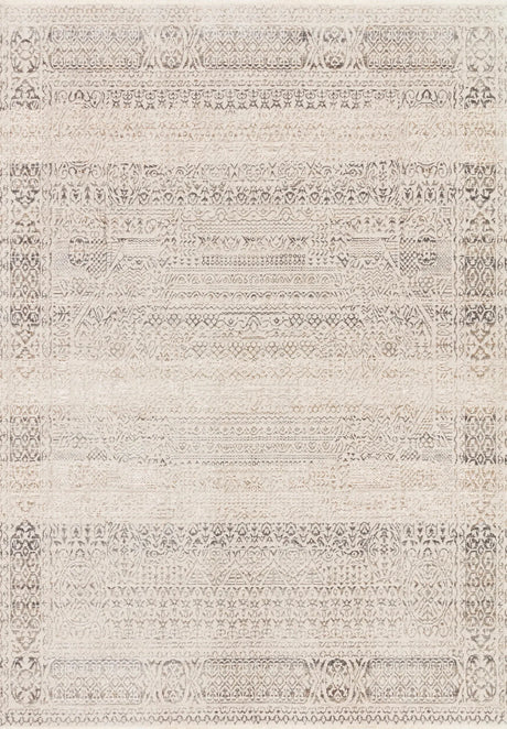 Loloi Homage Hom-05 Ivory/Silver Rugs - main flat