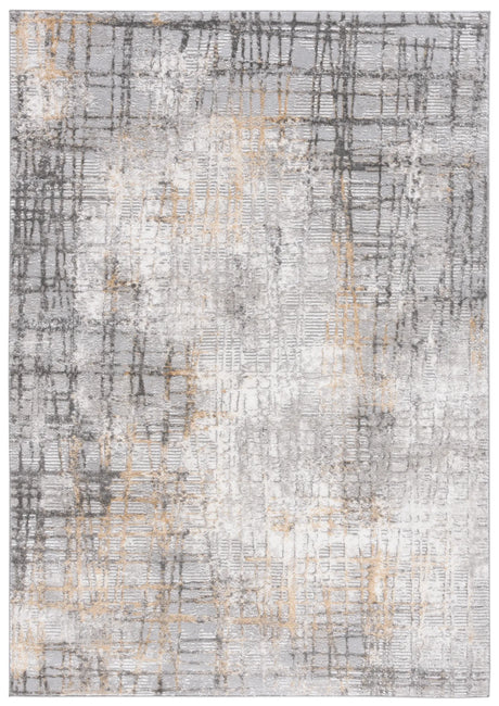 Safavieh Meadow 500 4'-0" x 6'-0" Rug in Light Grey / Gold