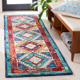 Safavieh Aspen 2'-3" x 7'-0" Rug in Blue / Rust