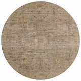 Loloi Willa WIA-06 Sage / Multi Power Loomed Rug - round flat