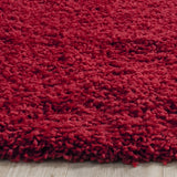 Safavieh Sgl-Laguna Shag 5'-3" x 7'-6" Rug in Red