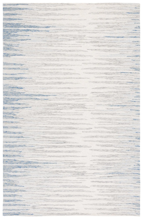 Safavieh Abstract 4'-0" x 6'-0" Rug in Ivory / Light Blue