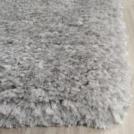 Safavieh Supreme Shag 8'-0" x 10'-0" Rug in Silver