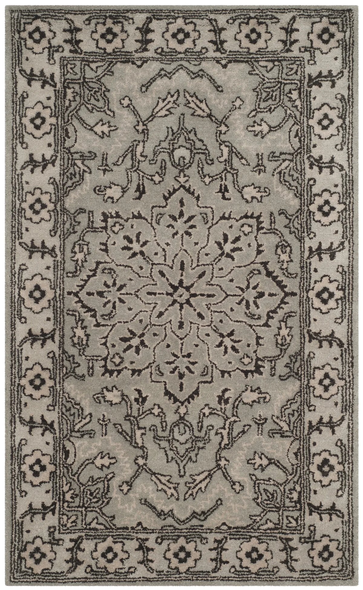 Safavieh Antiquity 3'-0" x 5'-0" Rug in Grey / Beige