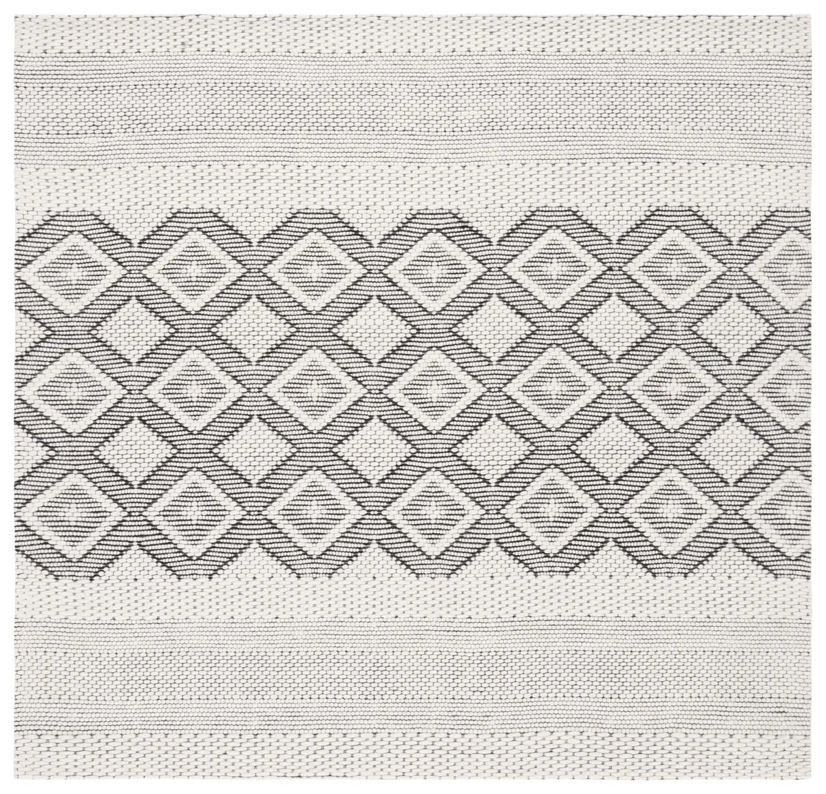 Safavieh Vermont 6'-0" x 6'-0" Rug in Ivory / Black