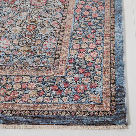 Safavieh Crimson 5'-0" x 7'-0" Rug in Blue / Black