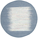 Safavieh Montauk 6'-0" x 6'-0" Rug in Ivory / Dark Blue