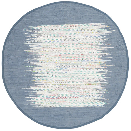 Safavieh Montauk 6'-0" x 6'-0" Rug in Ivory / Dark Blue
