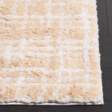 Safavieh Rumi Shag 4'-0" x 6'-0" Rug in Gold / Ivory