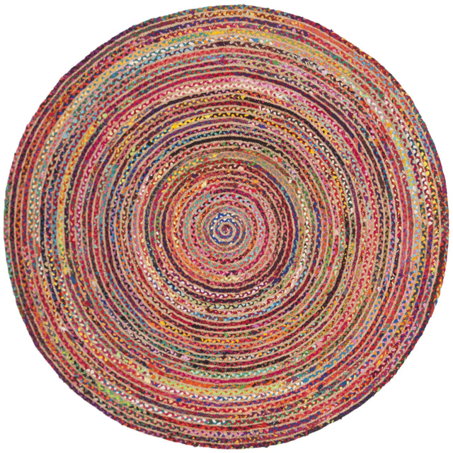 Safavieh Cape Cod 5'-0" x 5'-0" Rug in Red / Multi