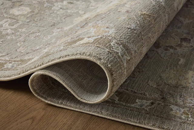 Loloi Aylin AYL-02 Fog / Plum Rug - pile height