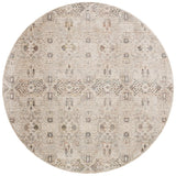 Loloi Theia The-06 Granite/Ivory Rug - round flat