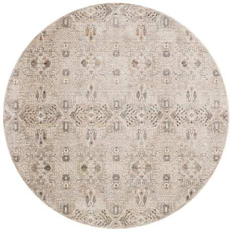 Loloi Theia The-06 Granite/Ivory Rug - round flat
