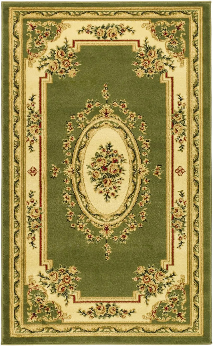 Safavieh Lyndhurst 3'-3" x 5'-3" Rug in Sage / Ivory