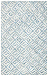Safavieh Metro 4'-0" x 6'-0" Rug in Light Blue / Ivory