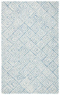 Safavieh Metro 4'-0" x 6'-0" Rug in Light Blue / Ivory