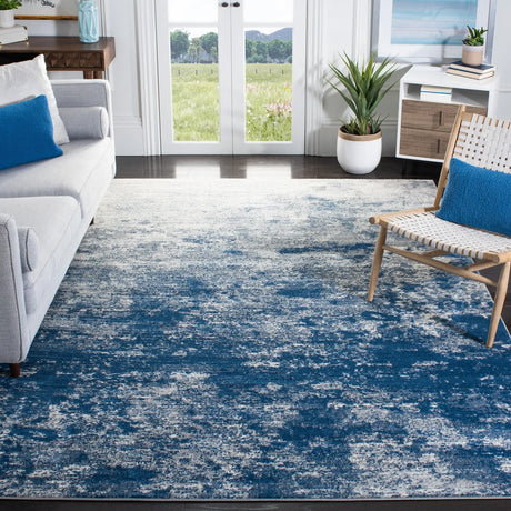 Safavieh Brentwood 10'-0" x 13'-0" Rug in Grey / Navy