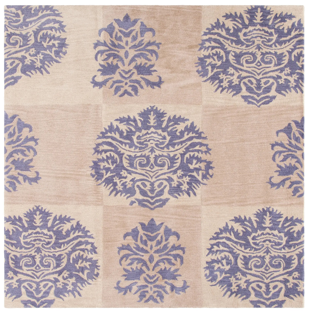 Safavieh Wyndham 7'-0" x 7'-0" Rug in Beige / Lavander