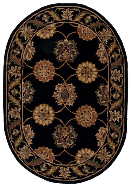 Safavieh Heritage 4'-6" x 6'-6" Rug in Black