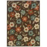 Oriental Weavers Sphinx Montego 2267d Brown / Ivory Rugs - main flat