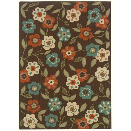 Oriental Weavers Sphinx Montego 2267d Brown / Ivory Rugs - main flat