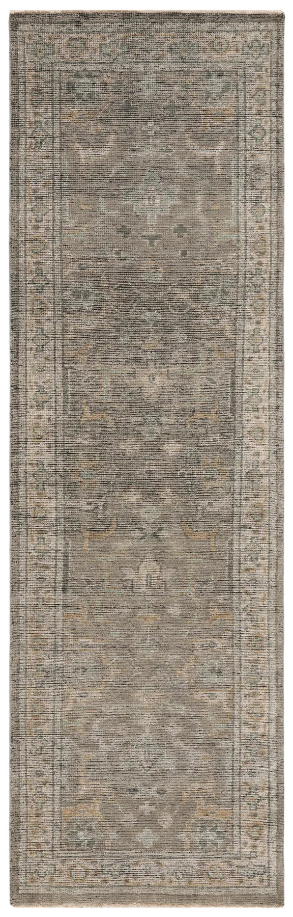 Safavieh Izmir 3'-0" x 10'-0" Rug in Linen / Dusty Teal