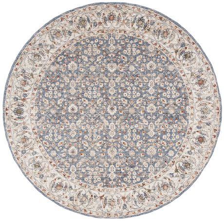 Safavieh Heirloom 700 6'-7" x 6'-7" Rug in Ivory / Blue