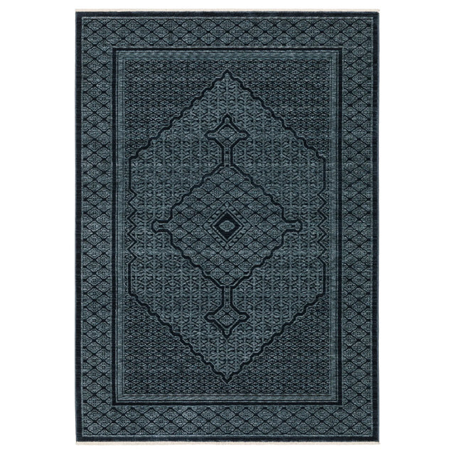 Oriental Weavers Sphinx Capella CAP01 Blue Rugs - main flat