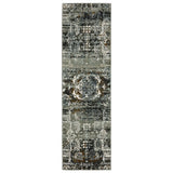 Oriental Weavers Gemini 2060V Charcoal/ Multi Rug - runner