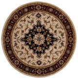 Safavieh Heritage 6'-0" x 6'-0" Rug in Ivory / Red