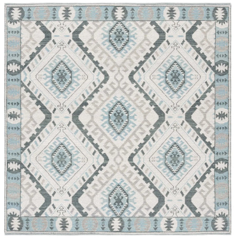 Safavieh Kilim 6'-0" x 6'-0" Rug in Ivory / Blue