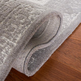 Safavieh Metro 4'-0" x 6'-0" Rug in Dark Grey / Ivory