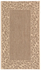 Safavieh Courtyard 2'-0" x 3'-7" Rug in Brown / Natural
