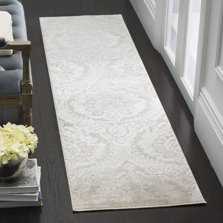 Safavieh Princeton 2'-0" x 10'-0" Rug in Silver / Beige