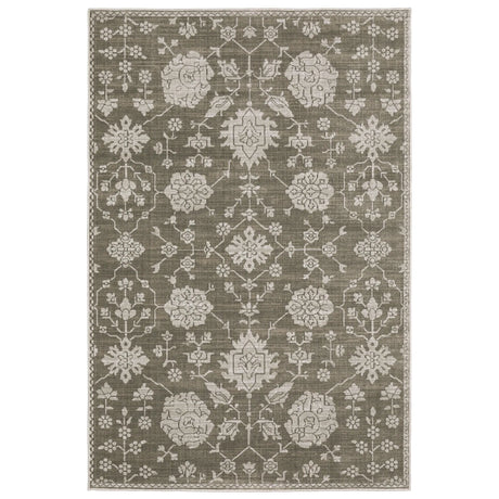 Oriental Weavers Sphinx Intrigue Int01 Grey/ Grey Rug - main flat