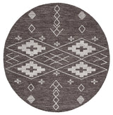 Safavieh Kilim 6'-0" x 6'-0" Rug in Brown / Ivory