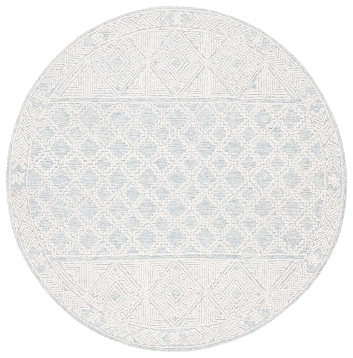 Safavieh Abstract 6'-0" x 6'-0" Rug in Blue / Ivory