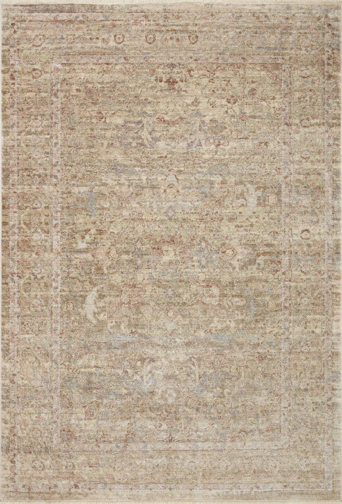Loloi Sonnet Snn-04 Moss/Natural Rug - main flat