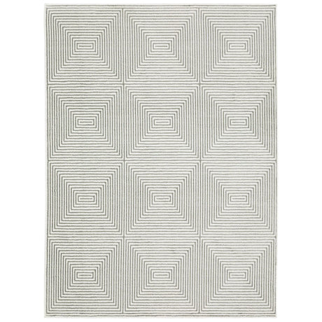 Oriental Weavers Montecito 8111W Grey/ White Rug - main flat